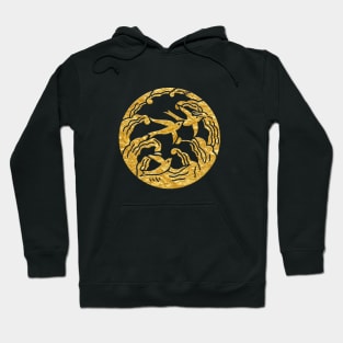 Japanese Mon Nami ni Tsubame Hoodie